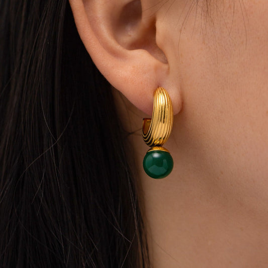 Port Beach Pearl Earrings