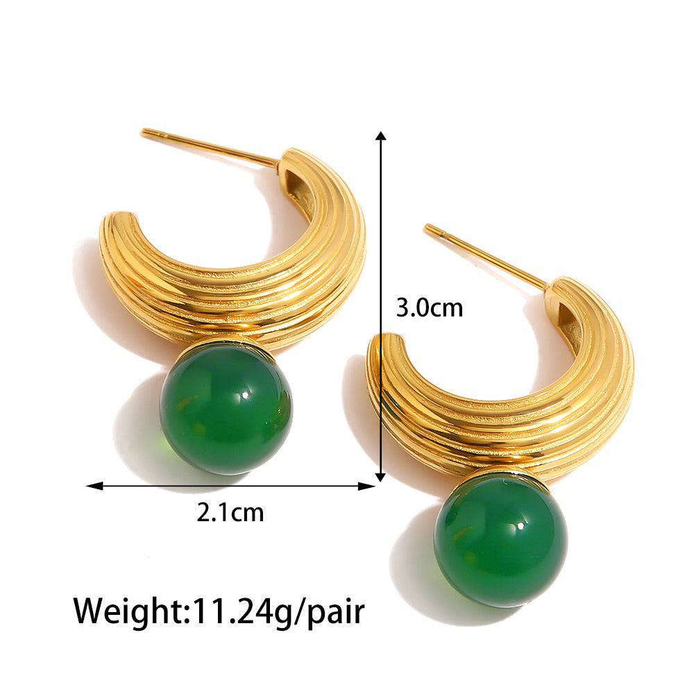 Port Beach Pearl Earrings