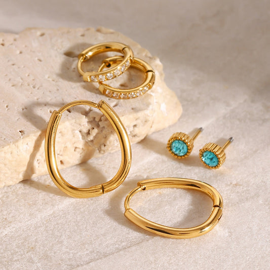 Long Reef 5 Geometric Earrings product photo