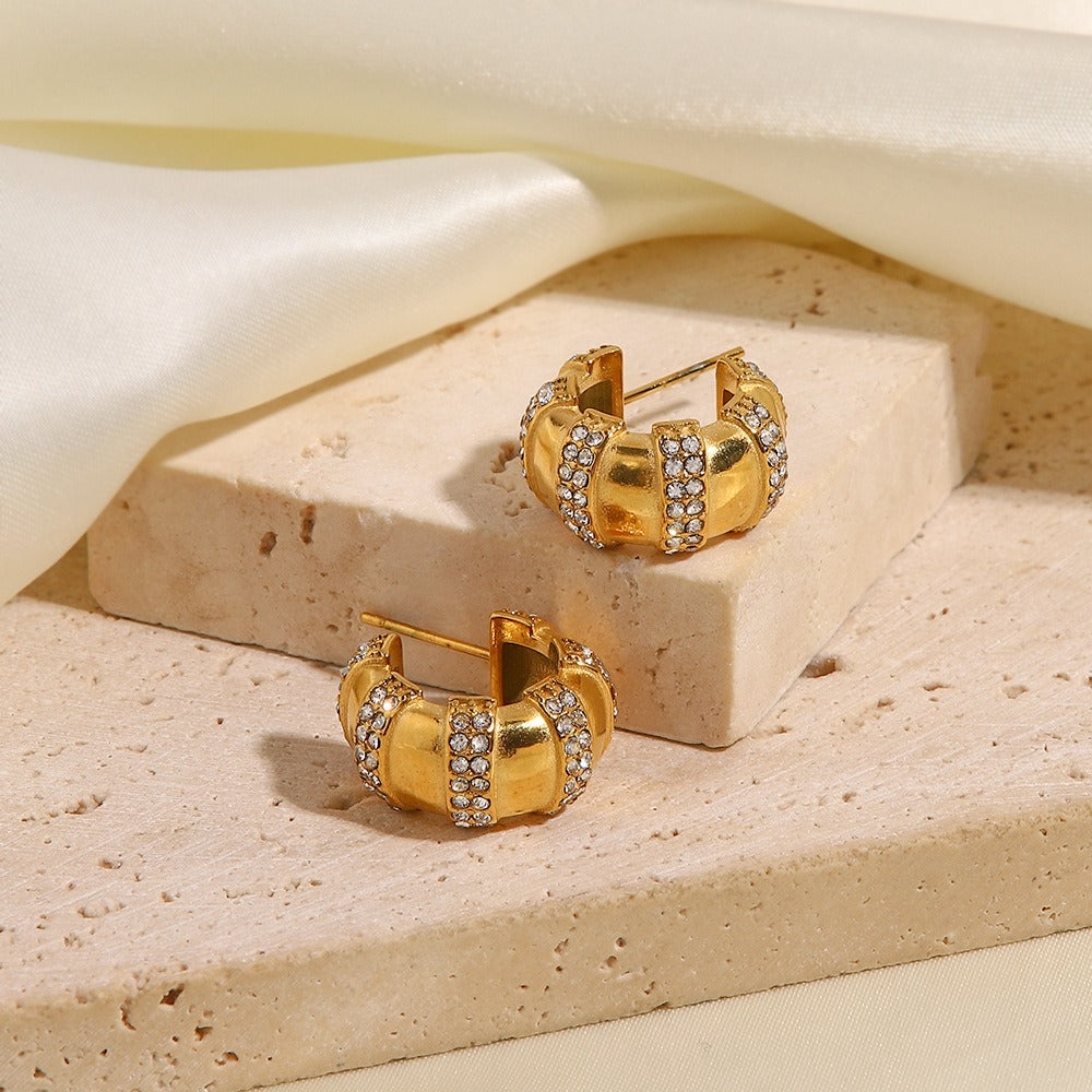 Palm Cove 6 C‑Shaped Earrings product photo