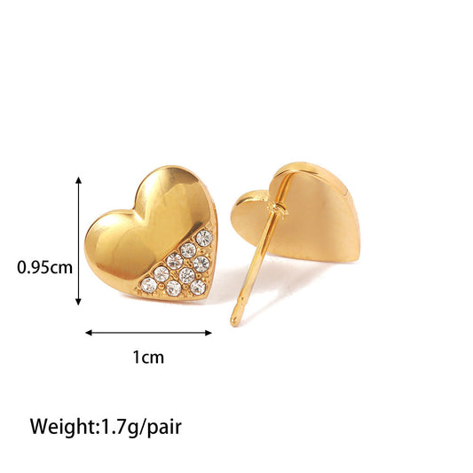 Scotts Head Heart Earrings