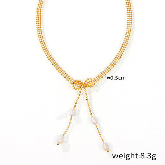 Woolgoolga Pearl Necklace + Bracelet Set