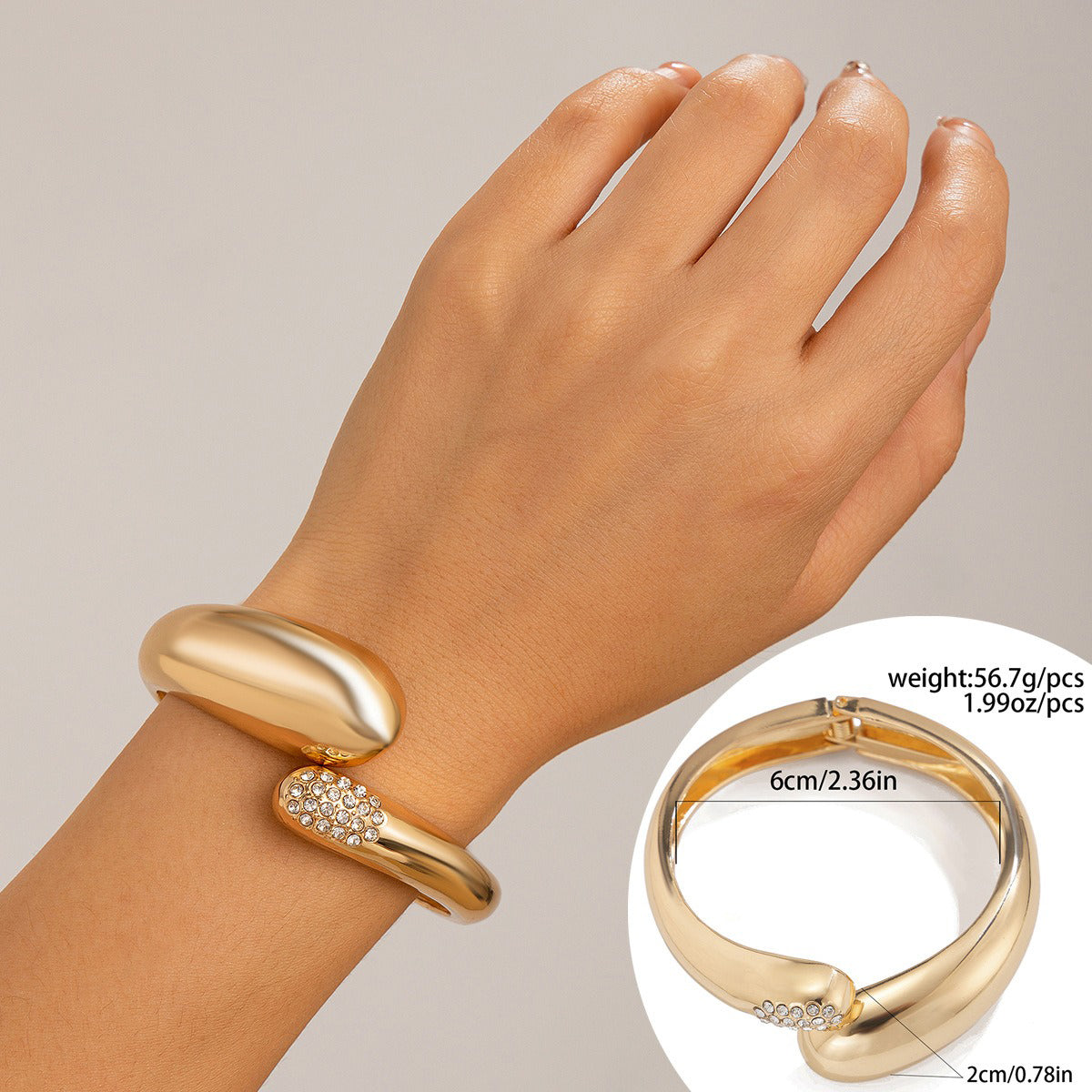 Seven Mile (Booti) C‑Shaped Bracelet
