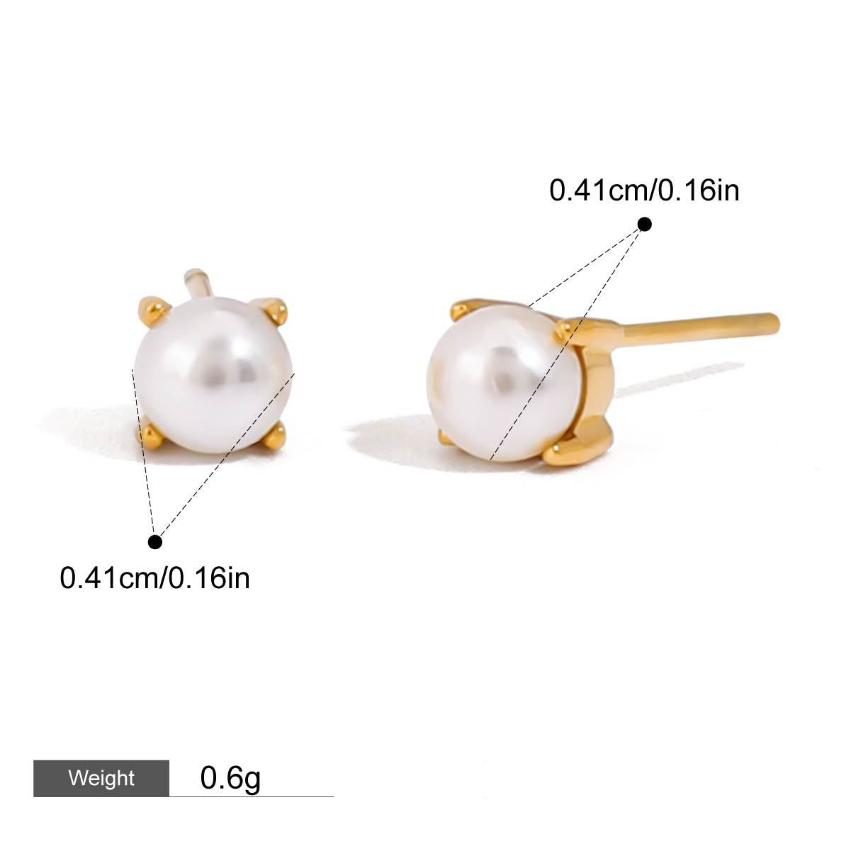 Boomerang Pearl Earrings