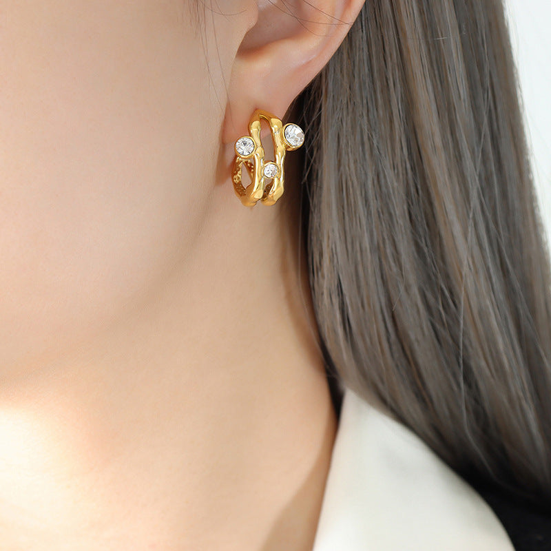 North Cronulla C‑Shaped Earrings