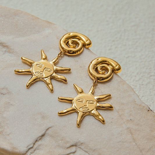 Caves Beach Geometric Earrings