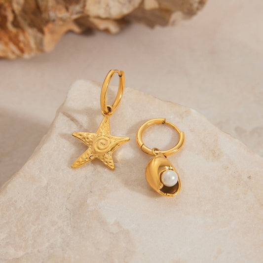Geordie Bay 9 Shell Earrings Set product photo