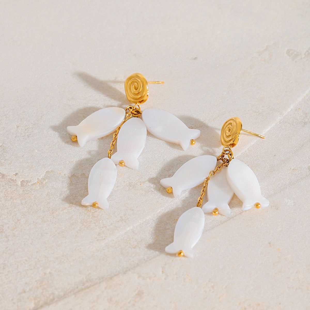 Old Bar 7 Wave Earrings product photo