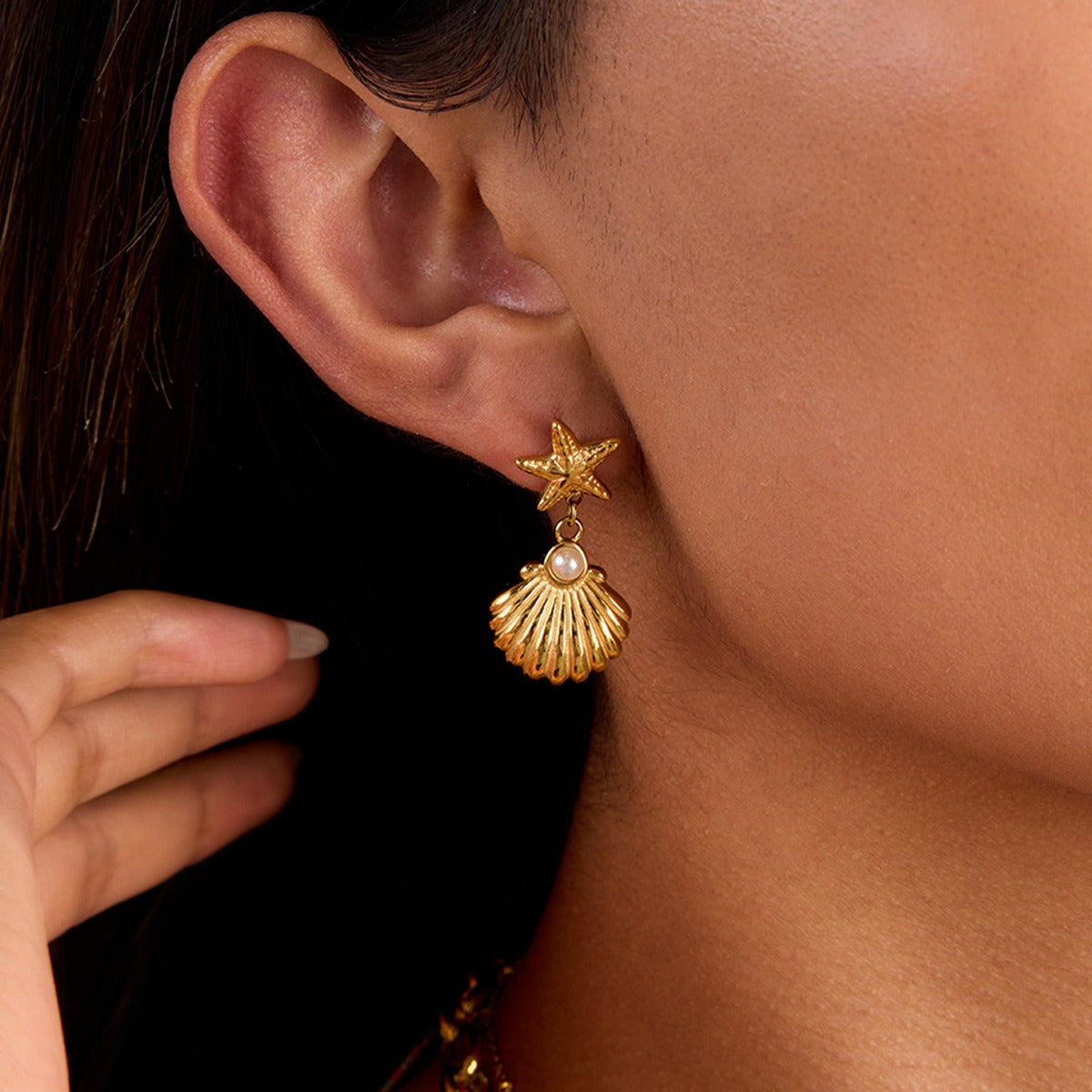 Collaroy Shell Earrings Set