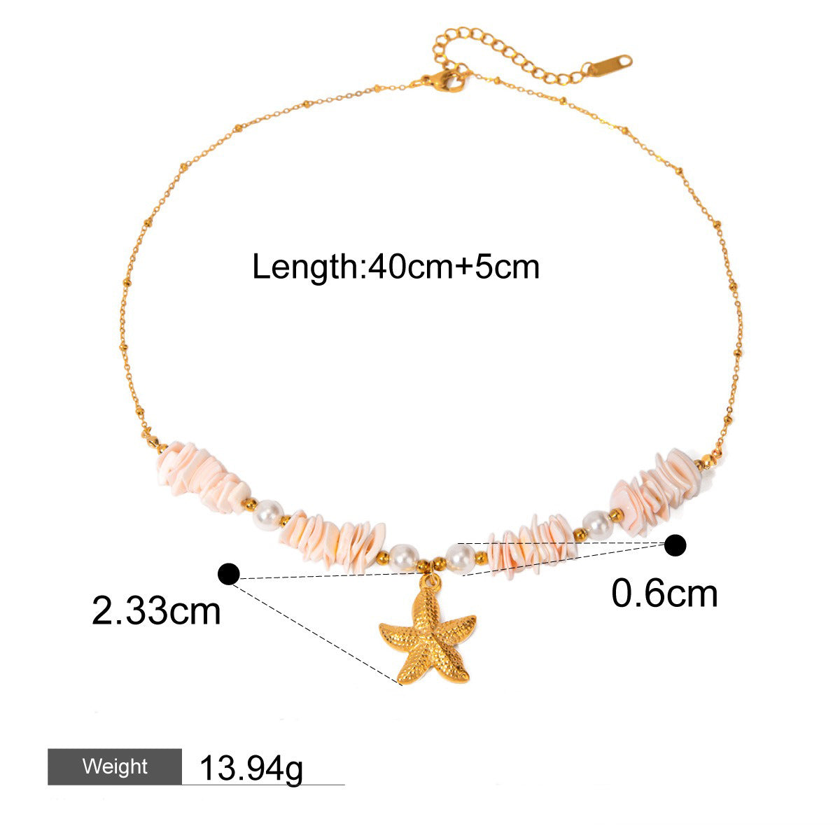 St Kilda Shell Necklace + Bracelet Set