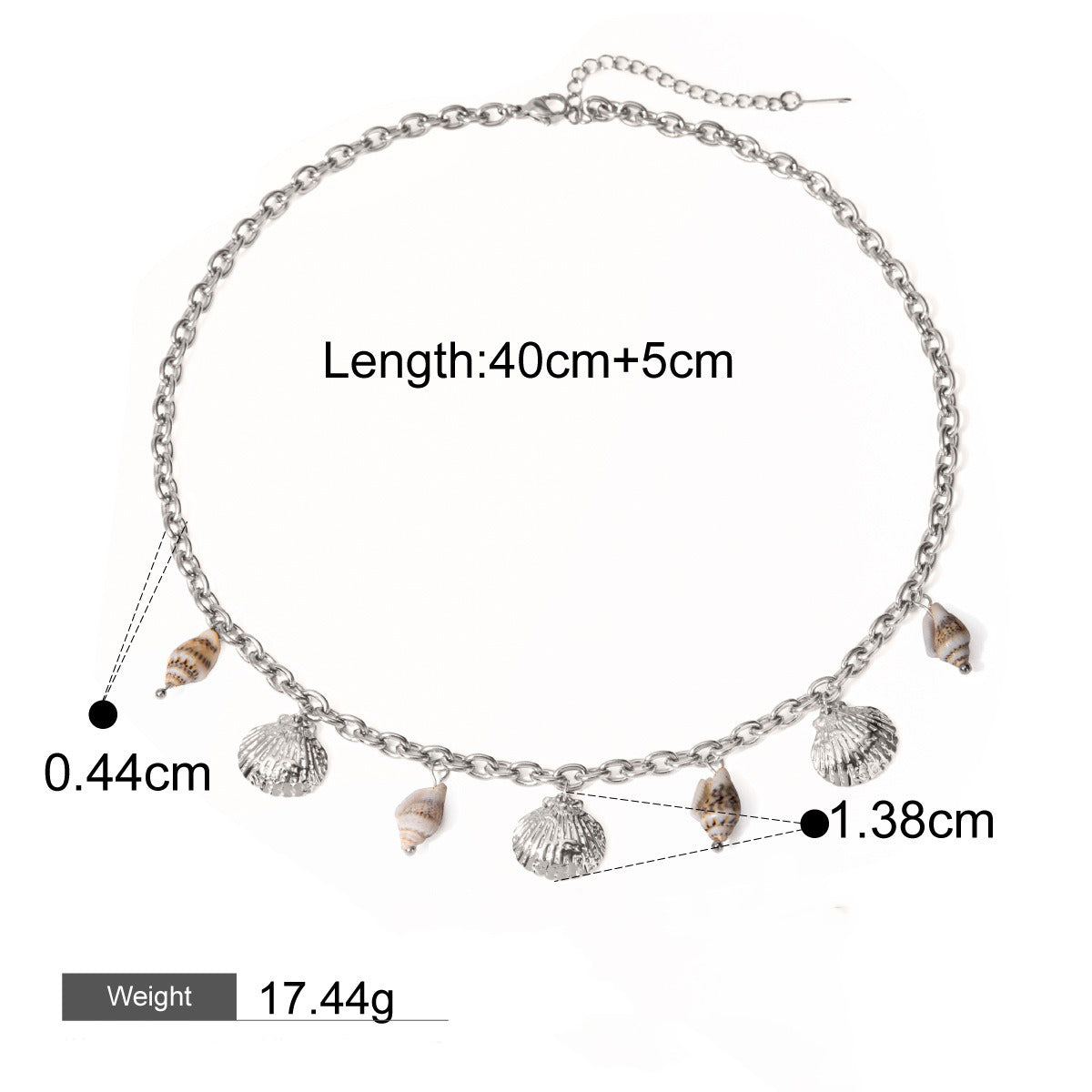 St Kilda Shell Necklace + Bracelet Set