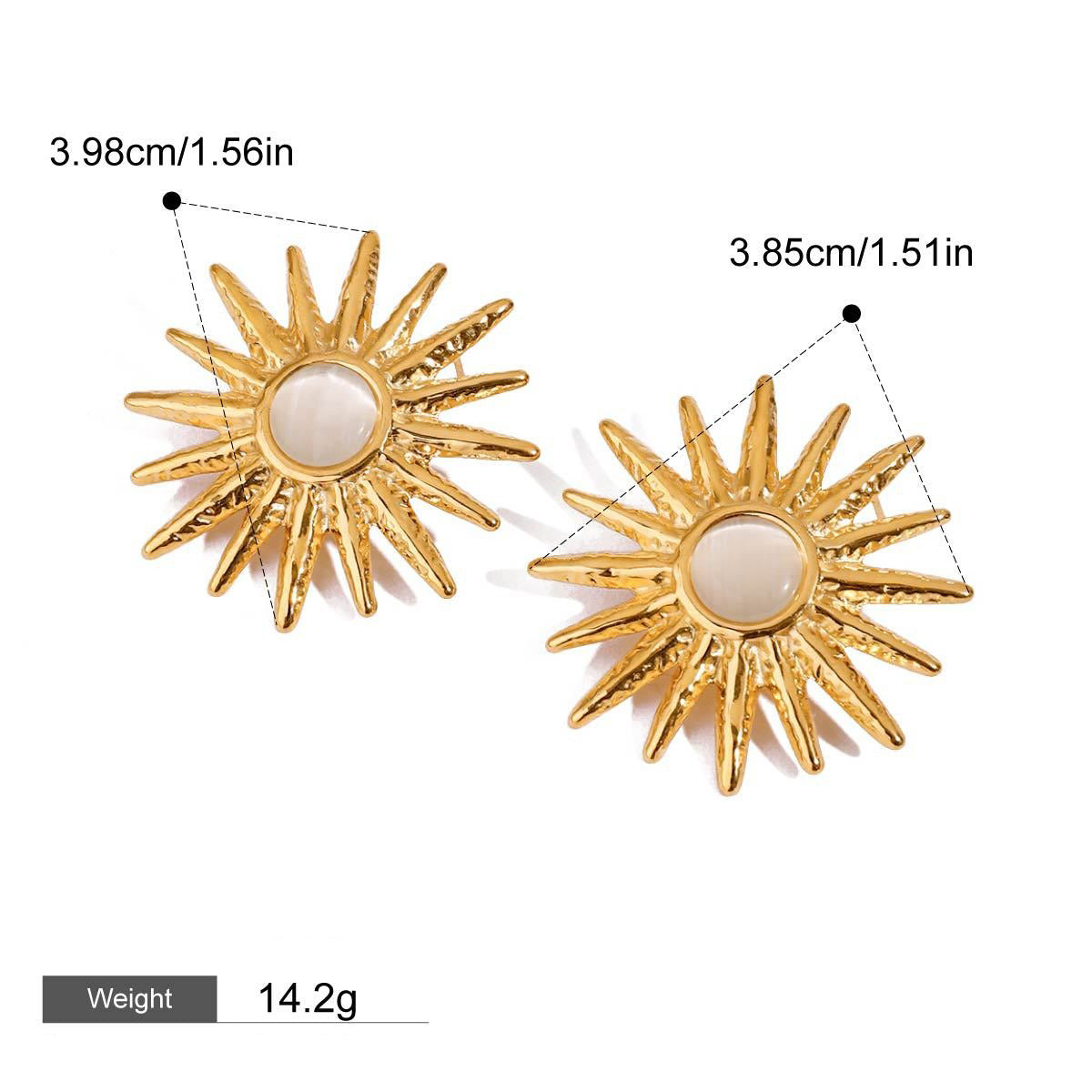 Tamarama Heart Earrings + Ring Set