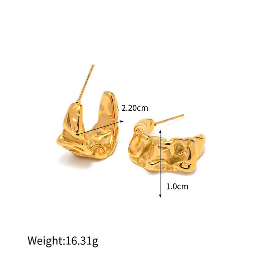 Seven Mile (Lennox) C‑Shaped Earrings