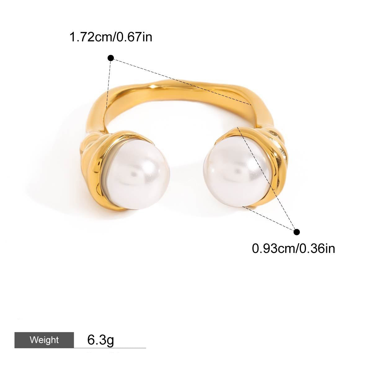 Dunsborough Pearl Ring Set