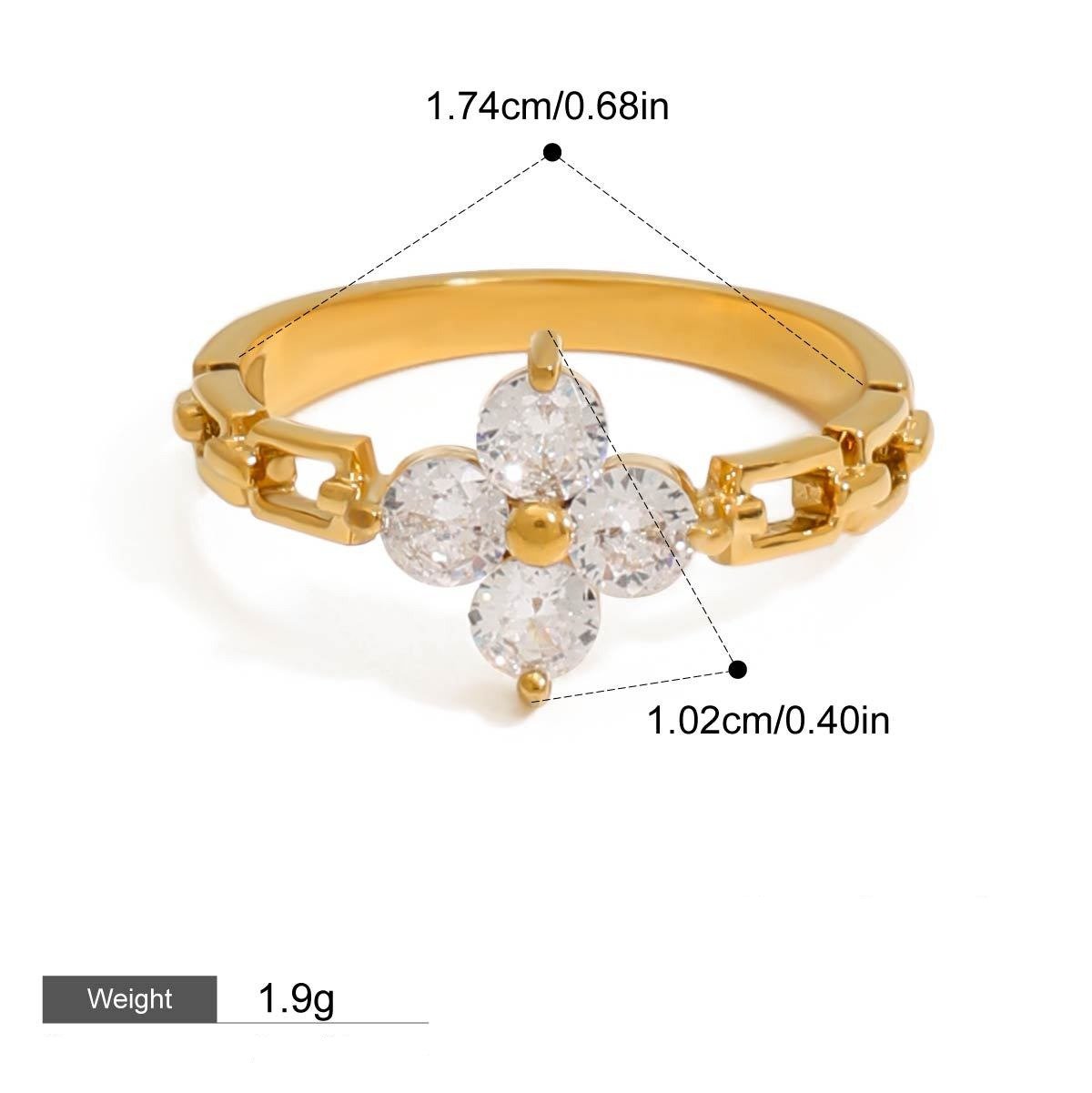 Kingscliff Floral Ring Set