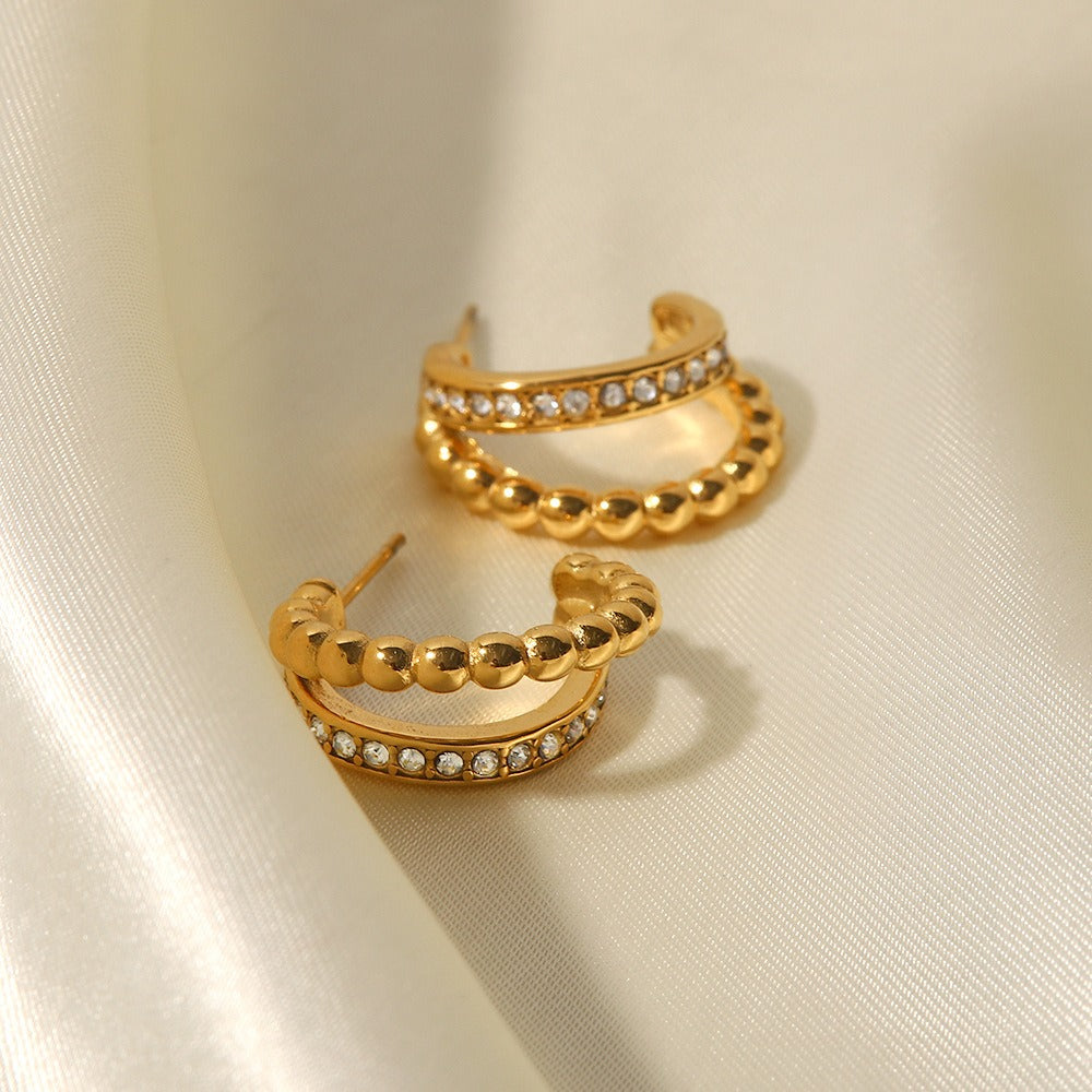 Palm Beach (QLD) C‑Shaped Earrings