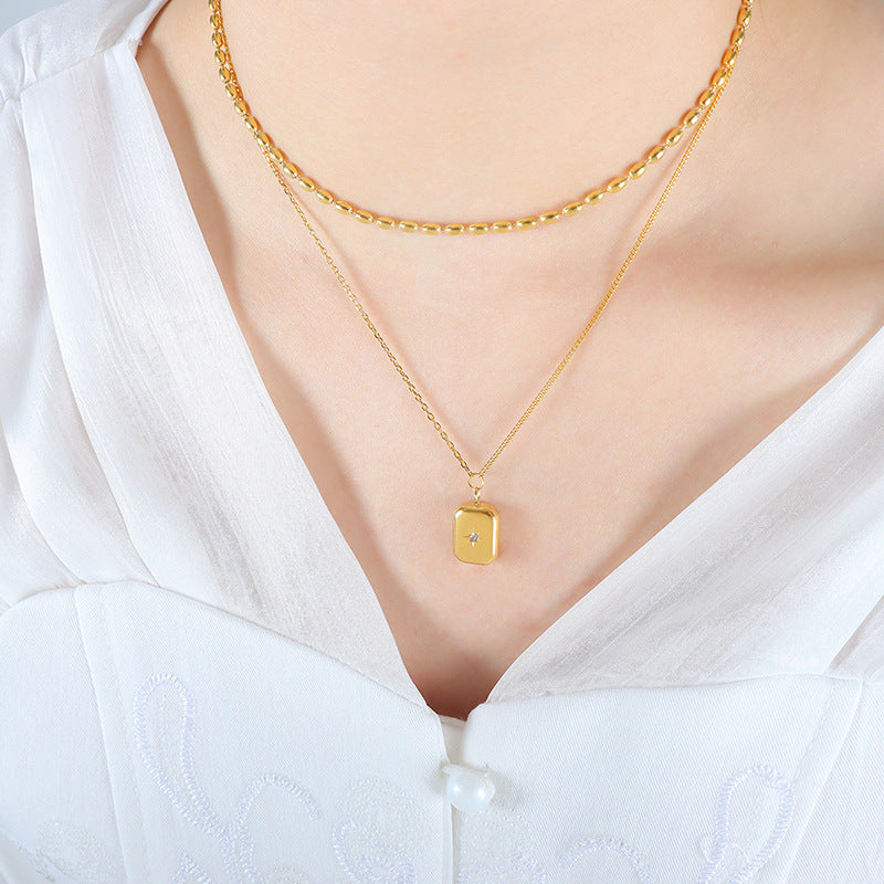 Harrington Geometric Necklace