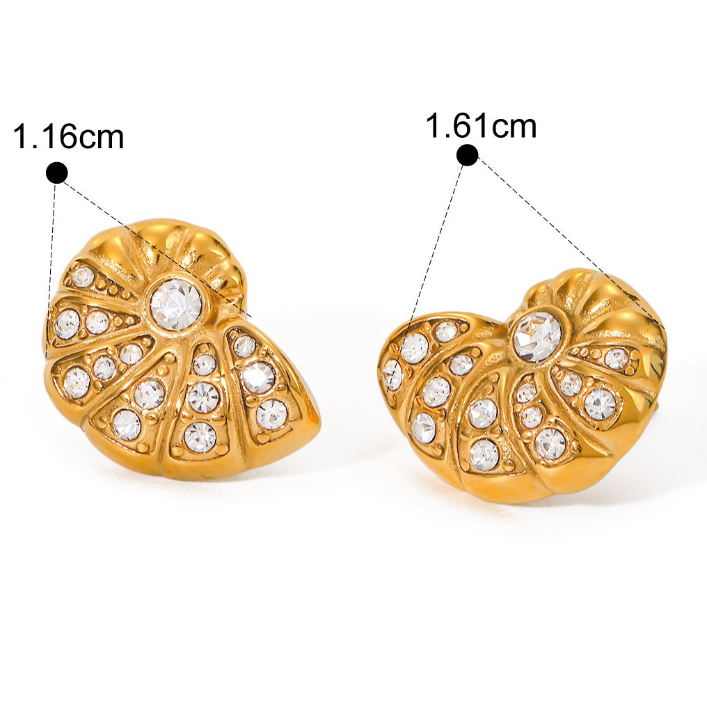 Whitehaven Shell Earrings