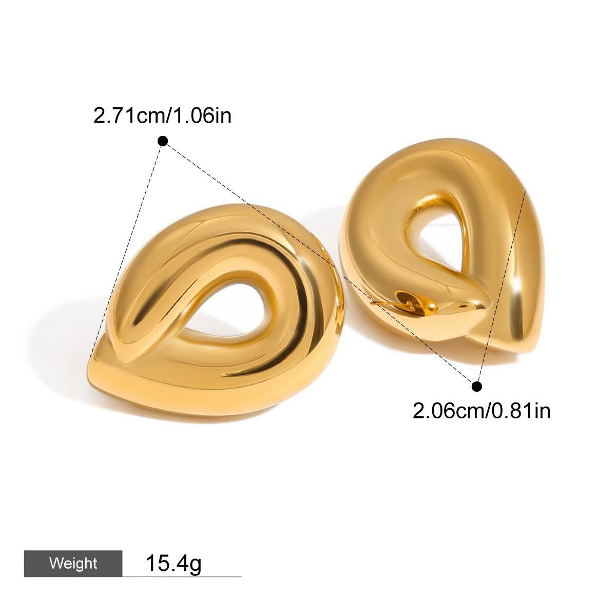 Bronte Hollow Earrings