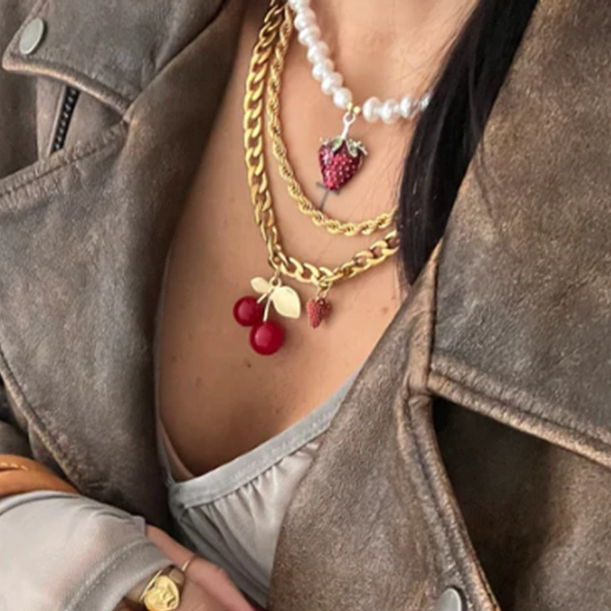 Spooky Heart Necklace Set