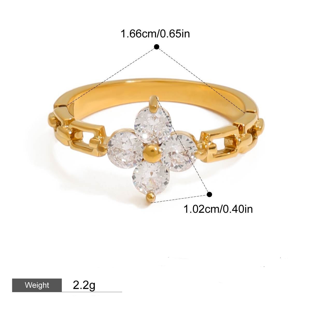 Kingscliff Floral Ring Set
