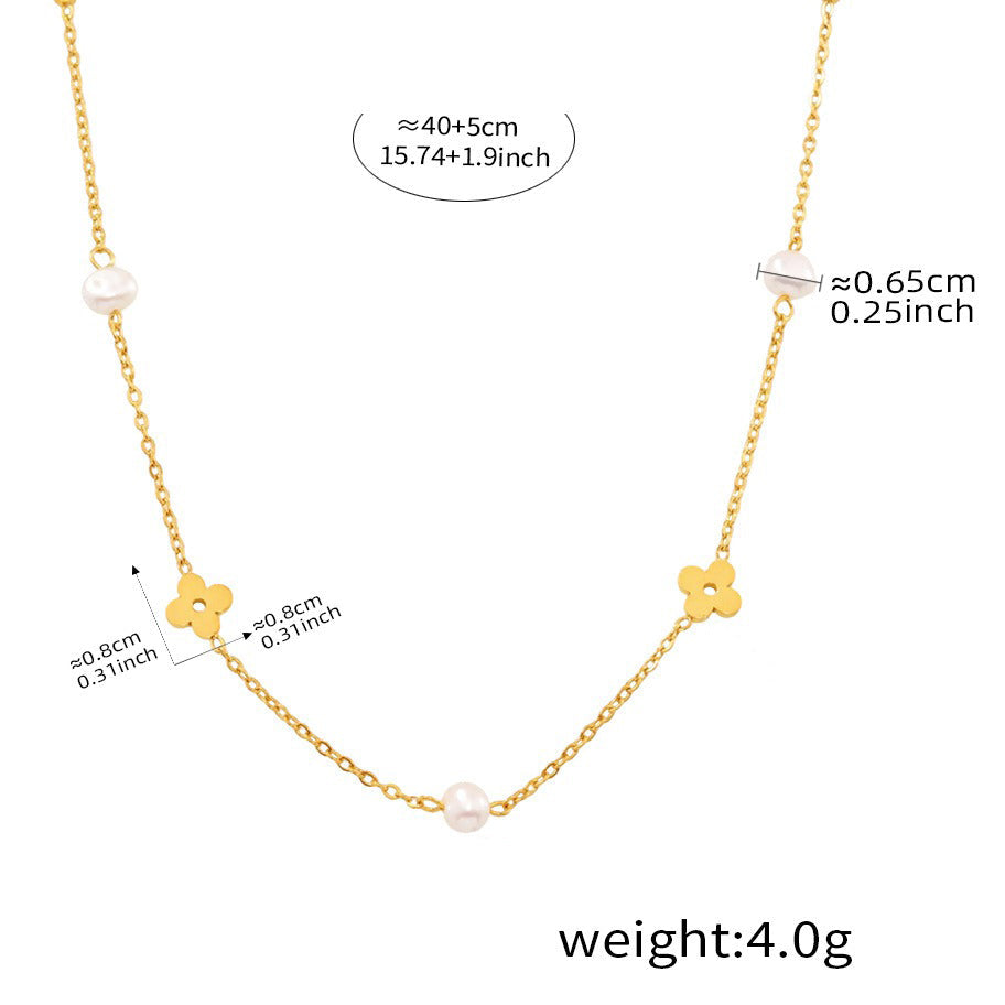 Snapper Rocks Floral Necklace + Bracelet Set