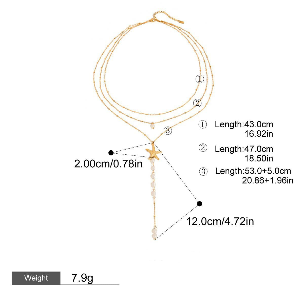 Snapper Rocks Starfish Necklace