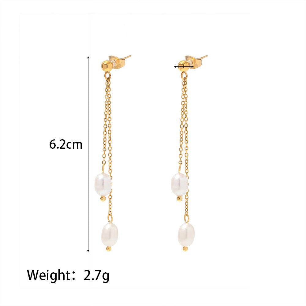 Bells Beach Pearl Earrings
