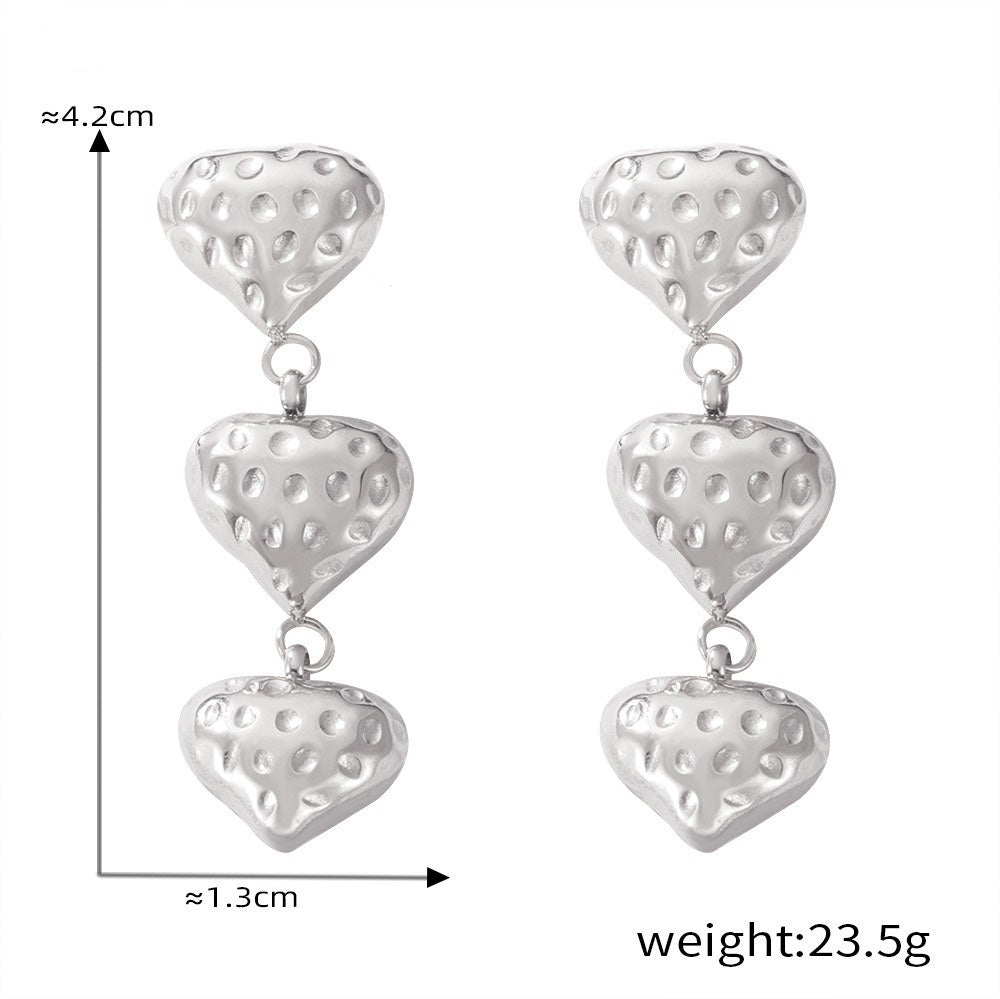 Cottesloe Heart Earrings + Necklace Set