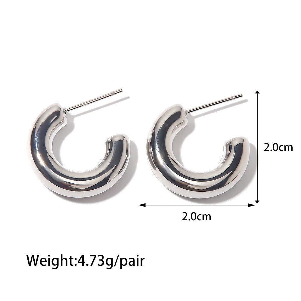 Elouera C‑Shaped Earrings