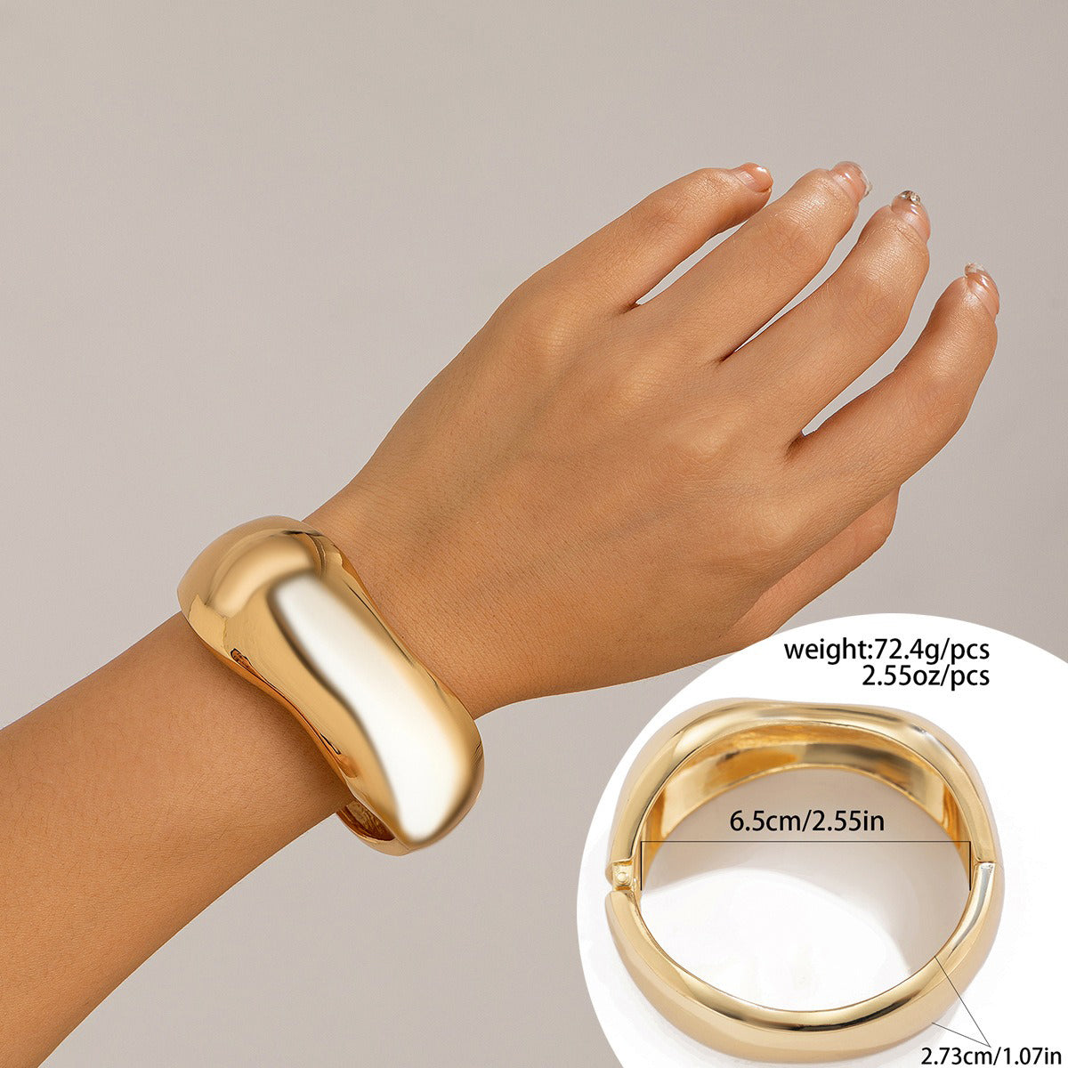 Seven Mile (Booti) C‑Shaped Bracelet