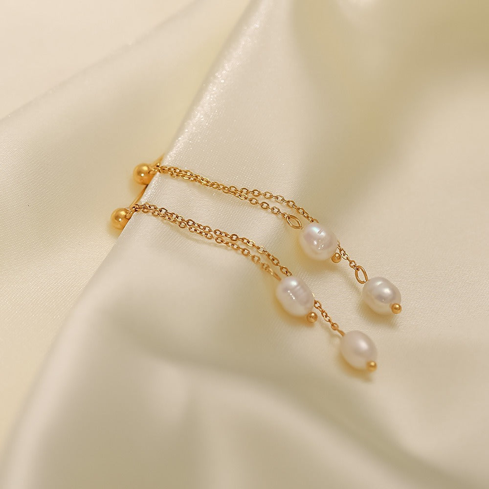 Bells Beach Pearl Earrings