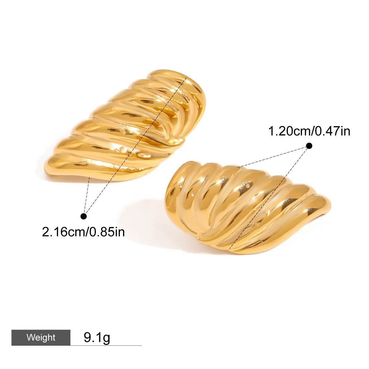 Bronte Wave Earrings