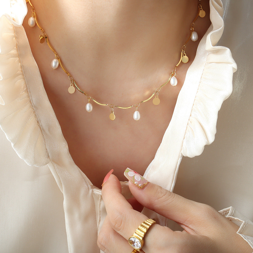 Caloundra Baroque Necklace + Bracelet Set